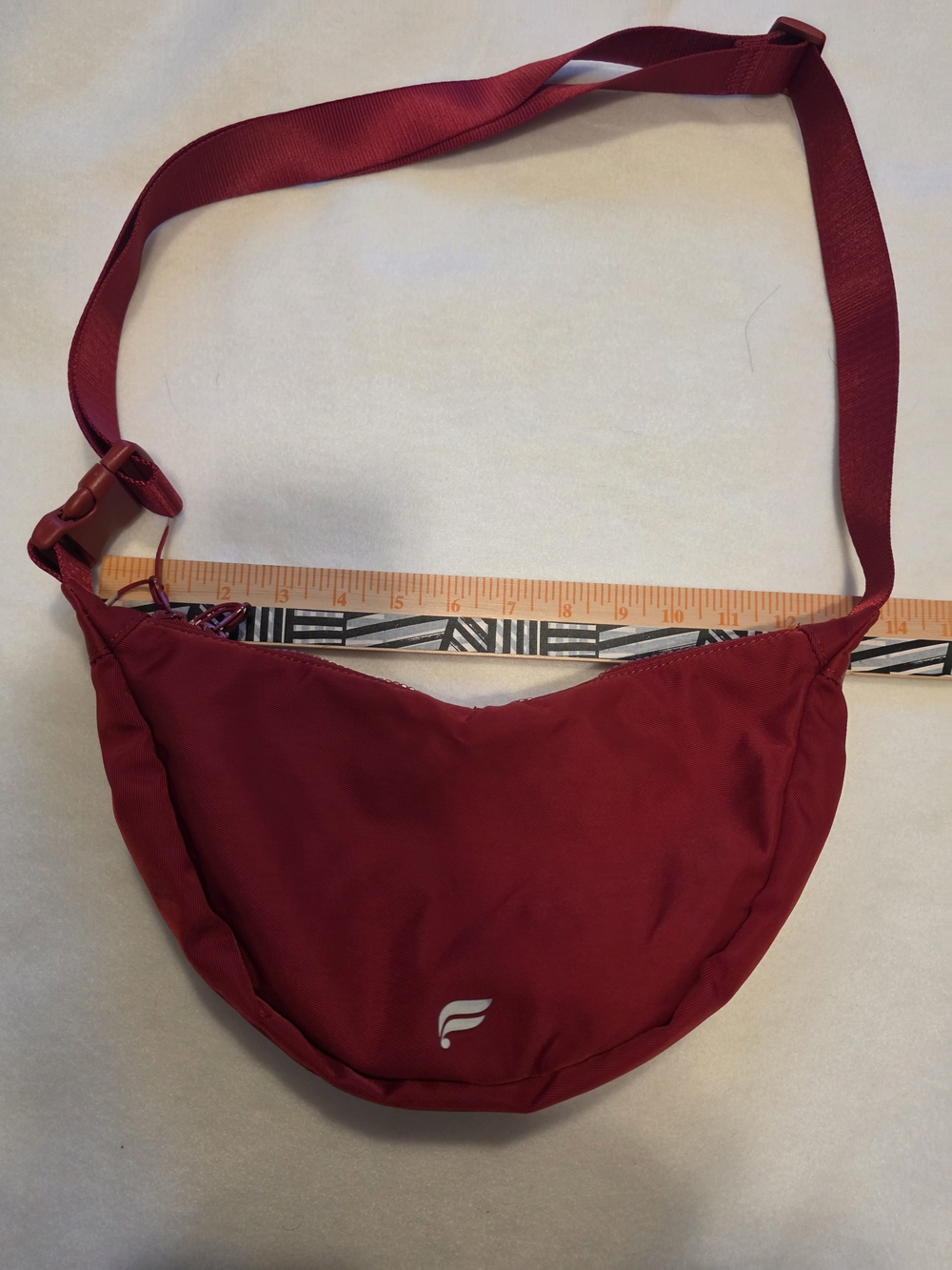 Fabletics Red Men's Belt Bag with Adjustable Strap